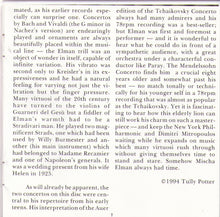 MISCHA ELMAN - Tchaikovsky-Mendelssohn-1-CD-868