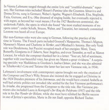 LOTTE LEHMANN - THE MET CENTENARIANS - MET 703 CD