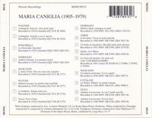 MARIA CANIGLIA 'Recital' 89131