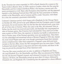 LOTTE LEHMANN - THE MET CENTENARIANS - MET 703 CD