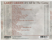 LARRY GREEN "It's All In The Game' CDTS 234