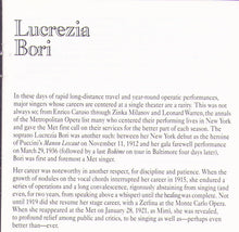 Lucrezia Bori - The Met Centenarians - MET 702 CD
