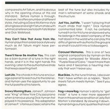 DICK HYMAN 'Live from Toronto's Cafe des Copains' - MACD 622