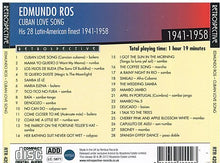 EDMUNDO ROS "Cuban Love Song' - RTR 4200