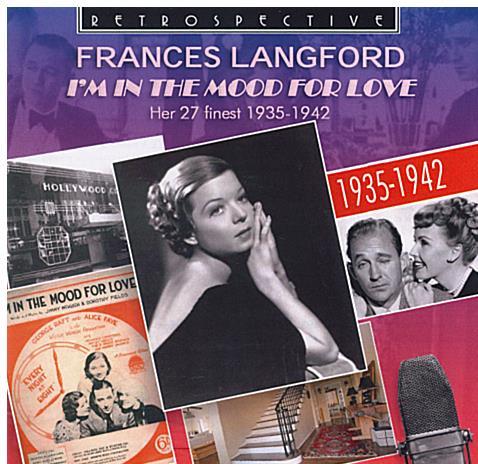 FRANCES LANGFORD 'I'm In The Mood  For Love' - RTR 4245