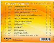 PHILIP RANDLES "I've Got To Be Me" CDTS 251