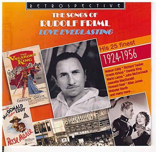 RUDOLF FRIML 'Love Everlasting' RTR 4269