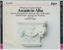 MOZART 'Asciano in Alba'/Messe in do maggiore - 2-CF 2032