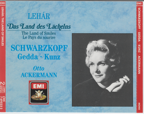 LEHAR 'The Land of Smiles' 2-CD 7 69523 2