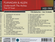 FLANAGAN & ALLEN 'Underneath the Arches' RTR 3466
