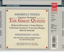 DONIZETTI: THE GREAR QUEENS 'Amarilli Nizza - AG 150