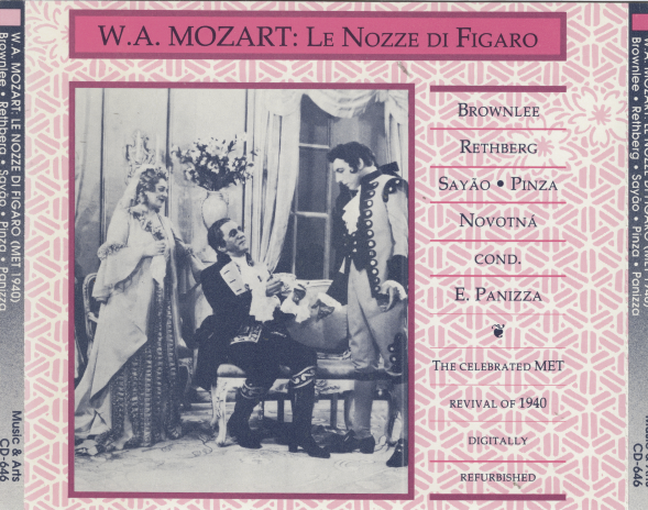 MOZART: LE NOZZE DI FIGARO - 3-CD - 6046