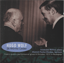 DIETRICH FISCHER-DIESKAU/Wolf 26 Morike Lieder CD-870