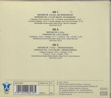 ANTON BRUCKNER/6 SYMPHONIES/ 3-CD SET 206218