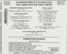 LE GRAND ORGUE - Solstice SOCD 116