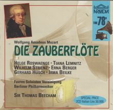 MOZART: DIE ZAUBERFLOTE - 2CD 78027