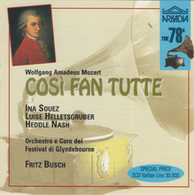 MOZART - Cosi Fan Tutte - 2CD 78011