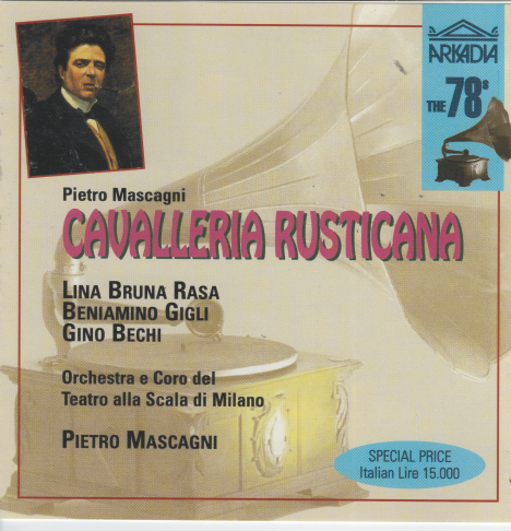 MASCAGNI: Cavalleria Rusticana - 2CD 78031