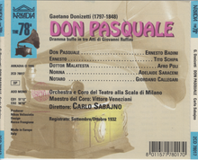 DONIZETTI 'Don Pasquale' 2CD 78017