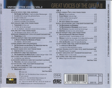 GREAT VOICES OF THE OPERA - 2CD 205119