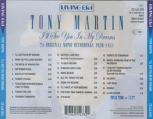 TONY MARTIN 'I'll See You In My Dreams' - CD AJA 5433