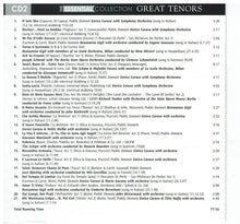 GREAT TENORS 'The Essential Collection' 2-CD AVC 891 ($29.95 Post Free)
