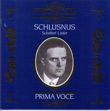 HEINRICH SCHLUSNUS - Schubert Lieder - NI 7883