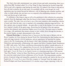 THE BIG BEAUTIFUL MALE VOICE - CDMOIR 572