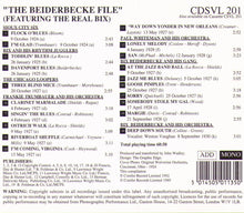 THE BEIDERBECKE FILE - CDSVL 201