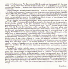 FRED ASTAIRE sings GERSHWIN  "Nice Work" CDSVL 199