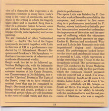 BACH / ALBAN BERG - 2CD-STR 13604-5