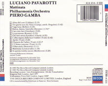 LUCIANO PAVAROTTI "Mattinata" 414 454-2