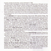 RICHARD CROOKS - Serenade - CD AJA 5240