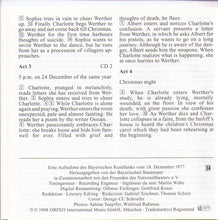 PLACIDO DOMINGO  'Werther' - C 464 982 (2-cd Set)