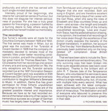 DAME EVA TURNER "Opera Arias and Songs" 7 69791 2