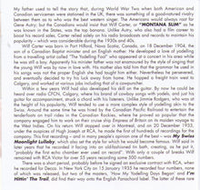 Wilf Carter as MONTANA SLIM  ("The Yodelling Cowboy") - CD AJA 5593