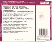 MARTINI & ROSSI CONCERTS - 2CD-HR 4419