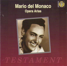 MARIO DEL MONACO - Opera Arias - SBT 1039