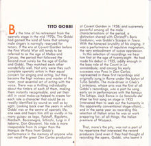 Tito Gobbi - Opera & Song - SBT 1019