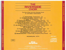 THE RIVERSIDE CHOIR - PRO CD 7017