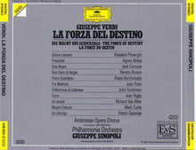 JOSE CARRERAS "La Forza Del Destino" 3cd-419 203-2