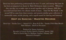 DAVID LAST "Time On My Hands" CDTS 148