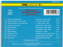 THE ORGAN of CANTERBURY CATHEDRAL - York CD 108