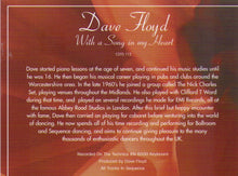 DAVE FLOYD "With a Song in my Heart" CDTS 112